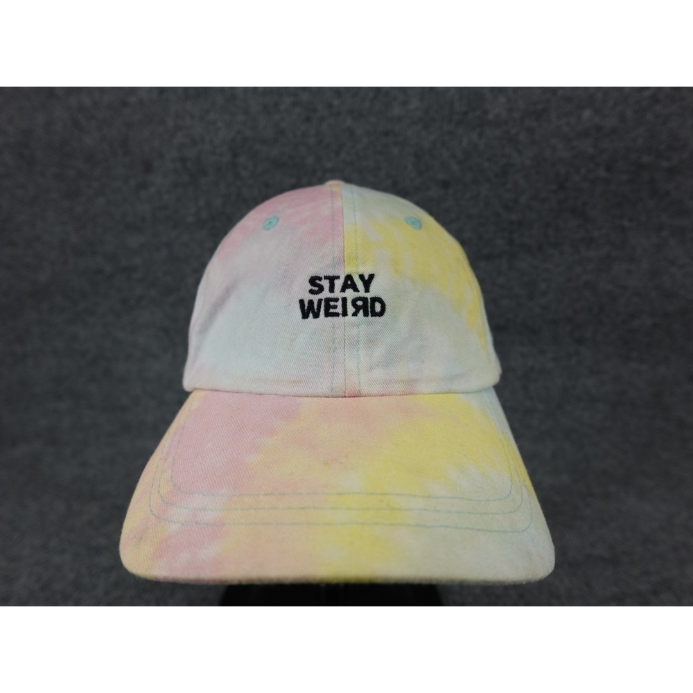 David and Young Stay Weird Tie Dye Baseball Cap Hat FWCAP42276 Multicolor OSFM
